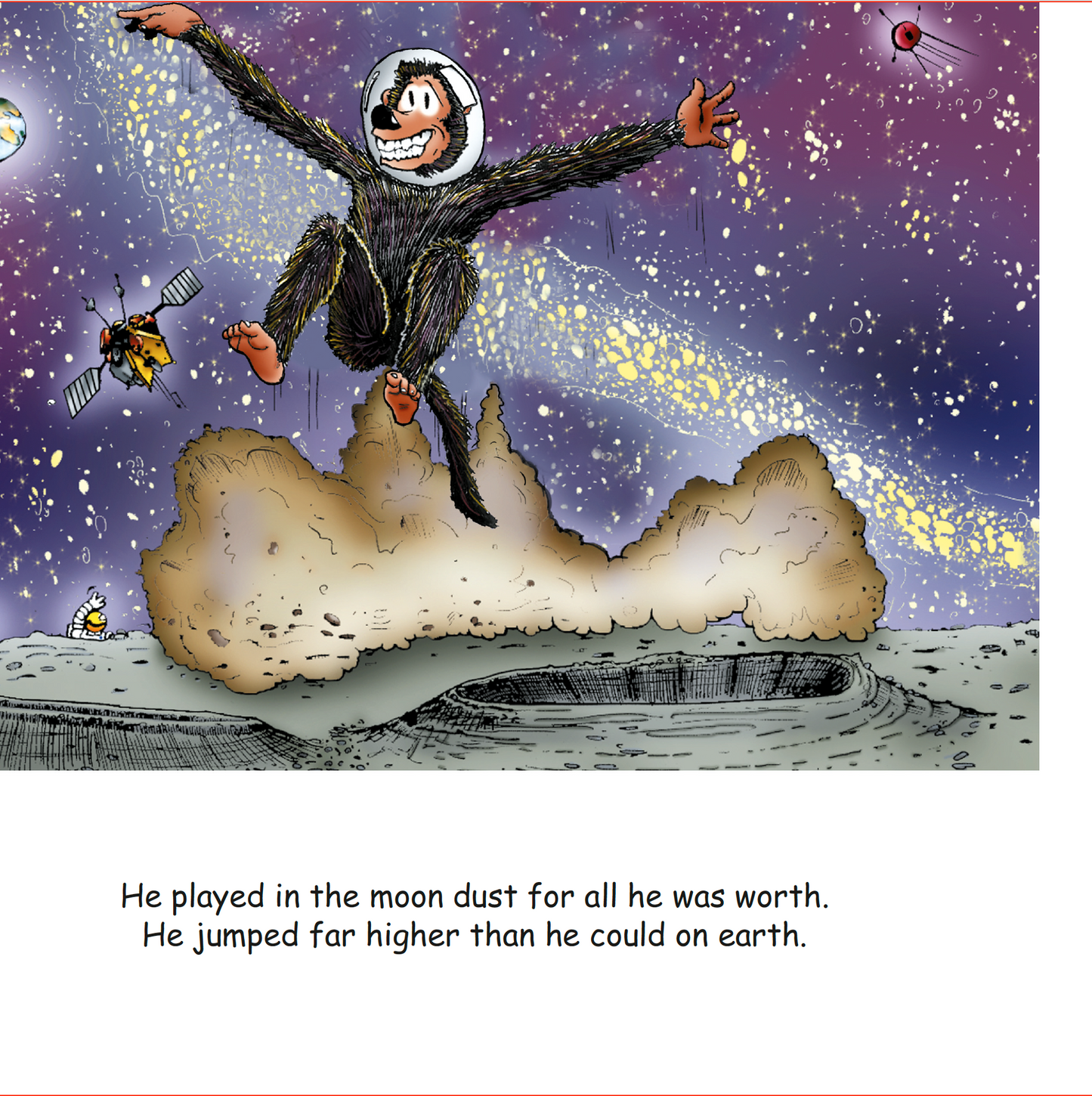 The Baboon Who Went to the Moon. A Story That Teaches Kids The Value of Perseverance.
