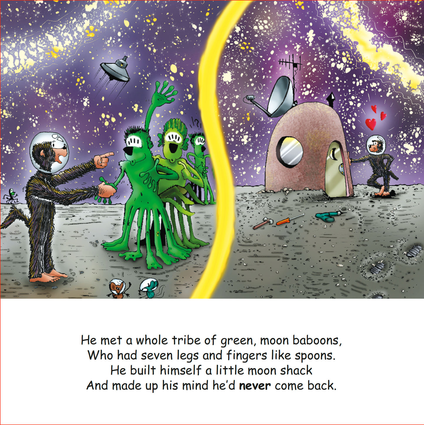 The Baboon Who Went to the Moon. A Story That Teaches Kids The Value of Perseverance.